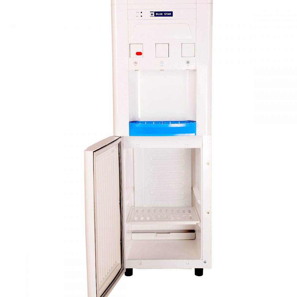 Blue Star BWD3FMRGA - Water Dispenser with Refrigerator White and Blue